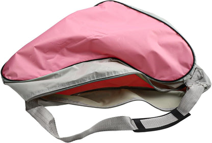 Large Capacity Skate Bag, Nylon Roller Skates Carrier with 3 Compartments, Lightweight Ice Skate Storage for Adult Youth Travel