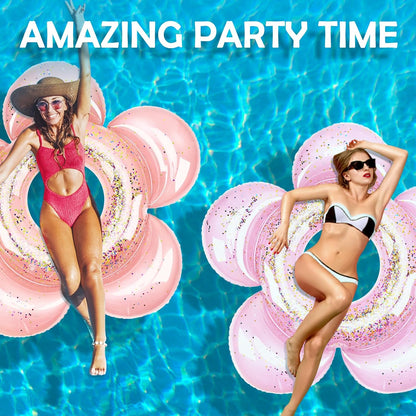 Pool Floats, Inflatable Pool Float, Large Floatie for Bachelorette Party, Swim Tube River Lake Beach Bride Wedding Decor Raft for Adults