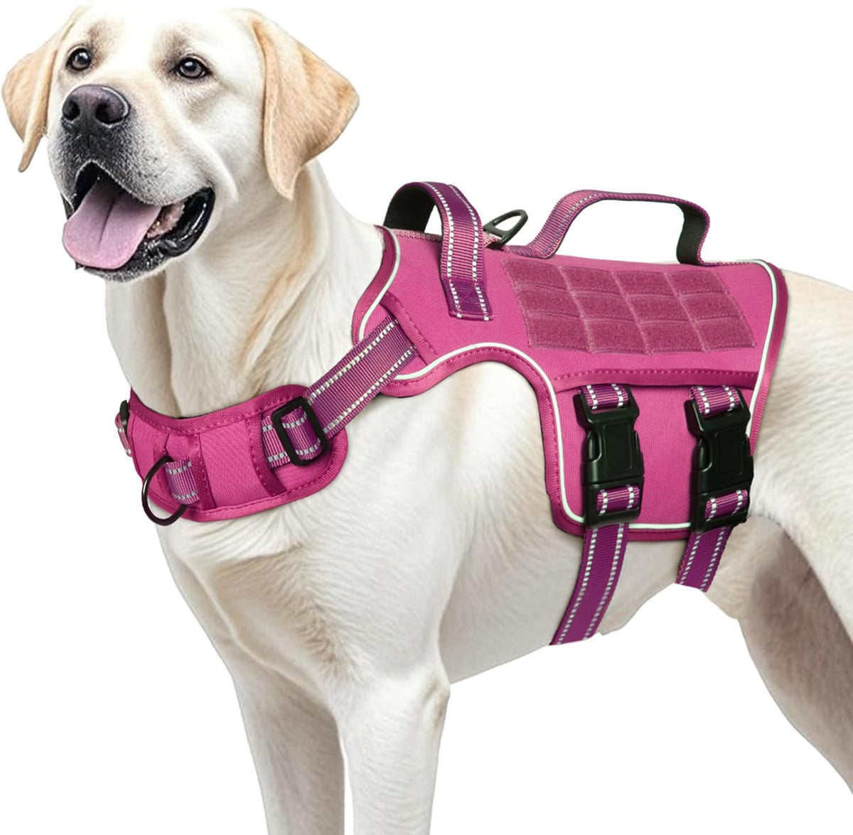 Dog Harness for Large Dogs, No Pull Tactical Vest with Front Clips