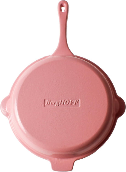 Neo 4Pc Pink Enameled Cast Iron Cookware Set, 3qt Dutch Oven
