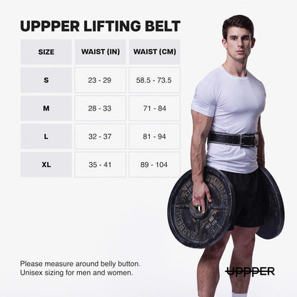 Weight Lifting Belt - Double Prong 4” to 2.5” Tapered Premium Lifting Belt for Men and Women - Ultimate Back Support For Weightlifting and Powerlifting | Premium Fitness Gear