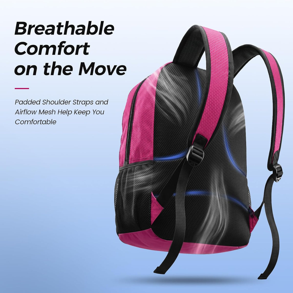 Basketball Backpack Bag with Ball Holder & Shoes Compartment