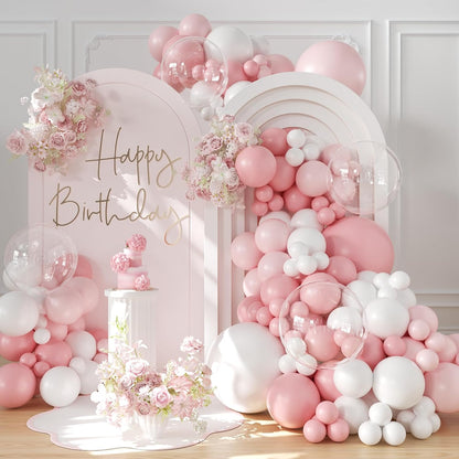 Pink Balloon Arch Kit for Baby Shower Bridal Shower Birthday Decorations