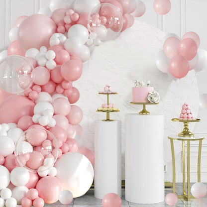Pink Balloon Arch Kit for Baby Shower Bridal Shower Birthday Decorations