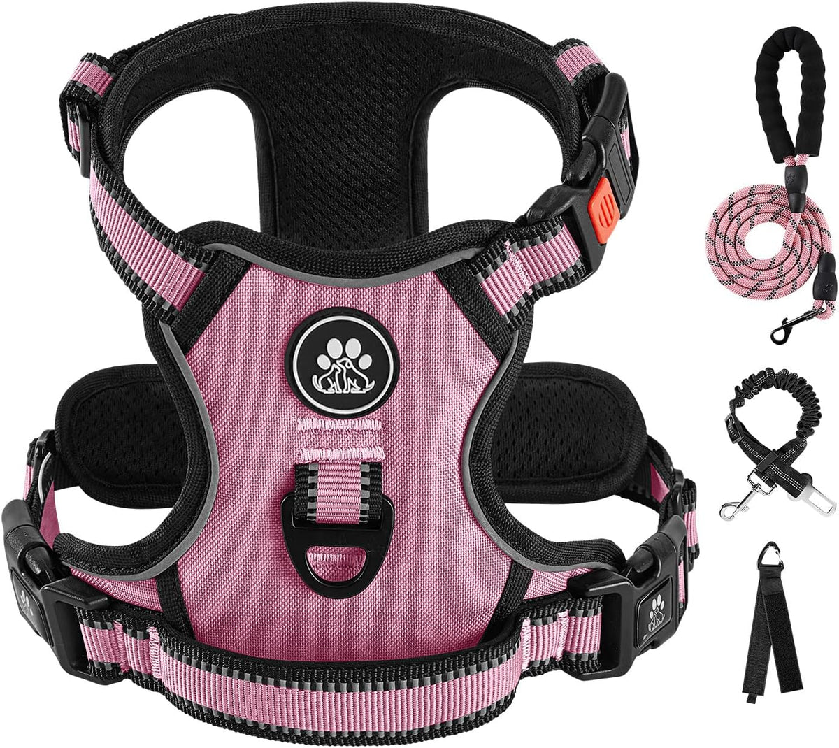 No Pull Dog Harness for Medium Dogs,Reflective Dog Vest Harness