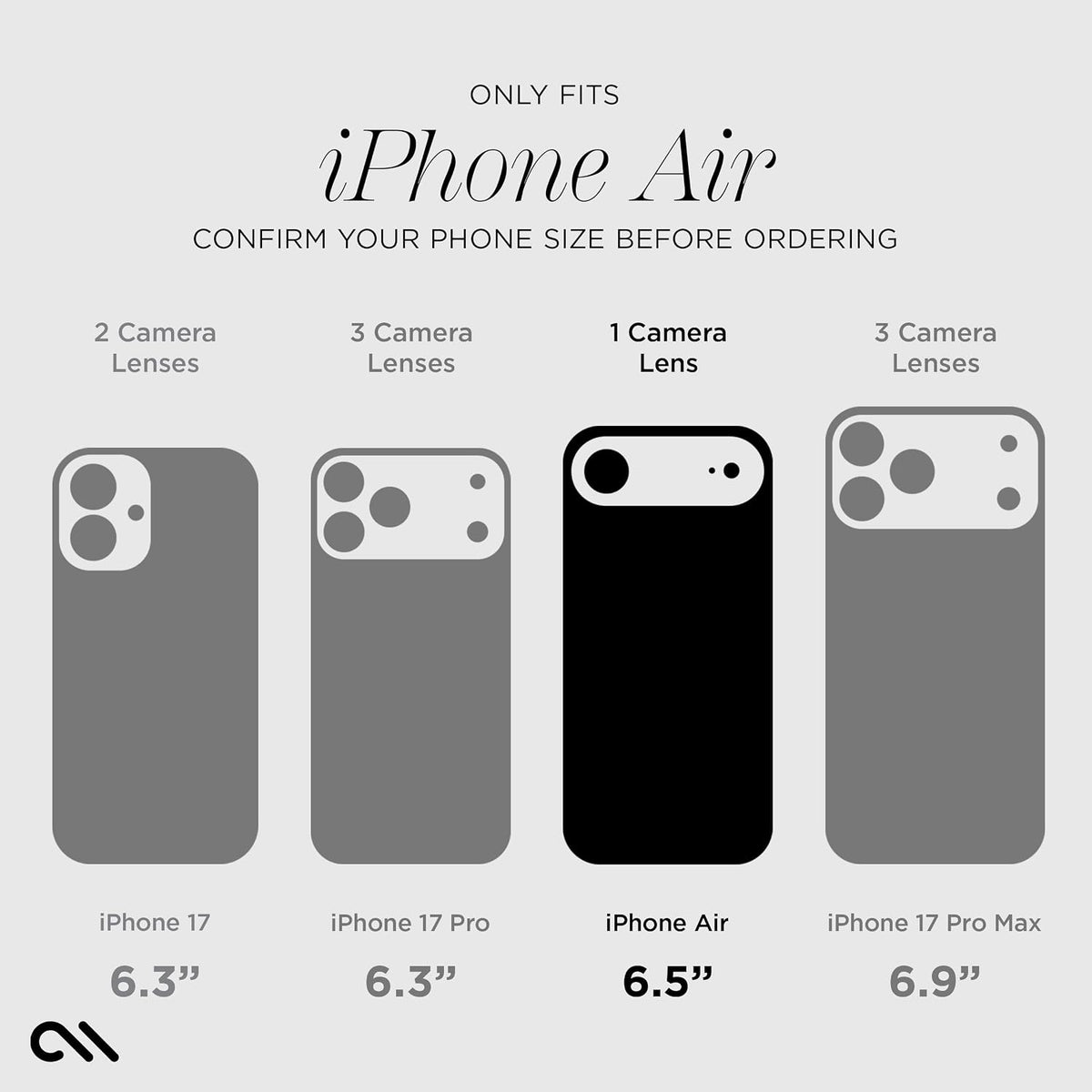 Soap Bubble iPhone Air Case -MagSafe Phone Case -Peach Iridescent