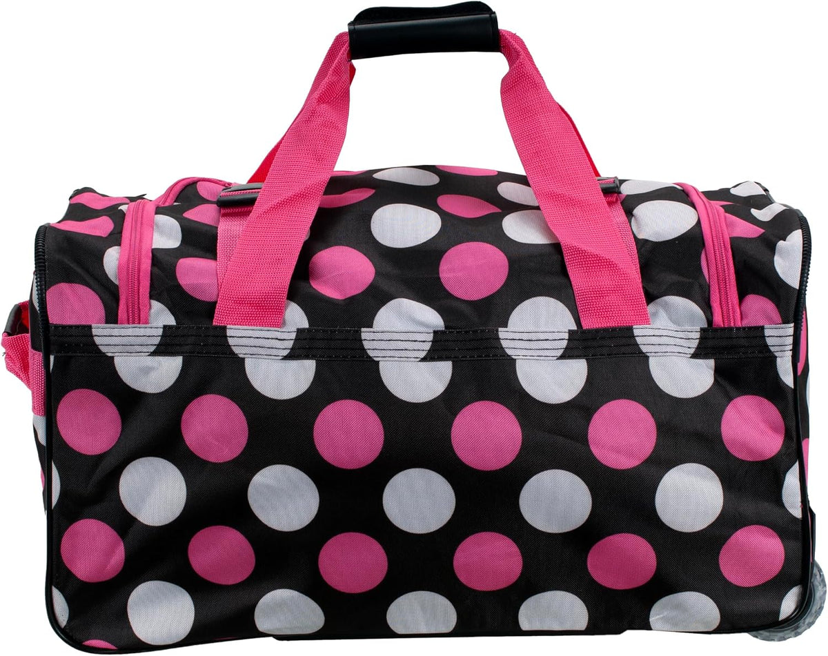 Rolling Duffel Bag, Black, 22"