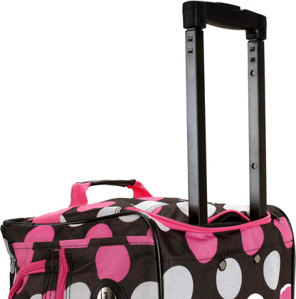 Rolling Duffel Bag, Black, 22"