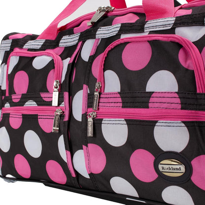 Rolling Duffel Bag, Black, 22"