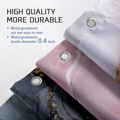 Abstract Peach and Gray Shower Curtain, Modern Art Bathroom Decor for Year-Round Elegance, Chic Waterproof Fabric Shower Curtain Set with Hooks 72x72 Inch