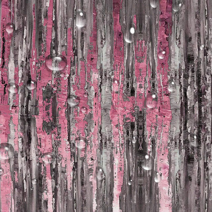 Abstract Shower Curtain, Modern Pink Gold crackNon Decor Bath Curtains, Stripe Contemporary Abstract Painting Fabric Bathtub Shower Curtain Set with Hooks,69X72in