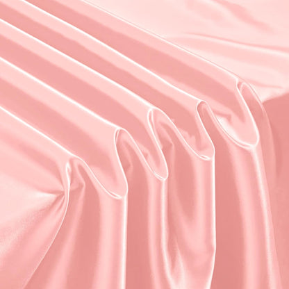 Pink Satin Tablecloth 60 x 102 Inches