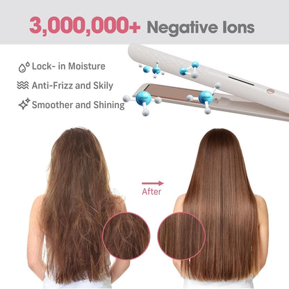 Hair Straightener, 110-240V Flat Iron Hair Straighteners for Women