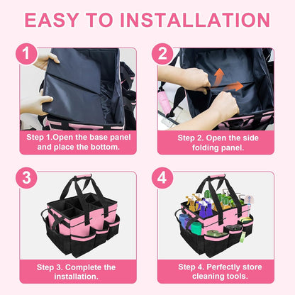 Wearable Cleaning Caddy Bag, Cleaning Supplies Tote for Housekeeping