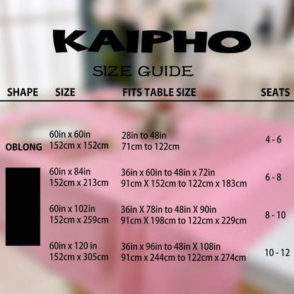 2 Pack Pink Square Tablecloth Waterproof Table Cloth, 60x60 inch