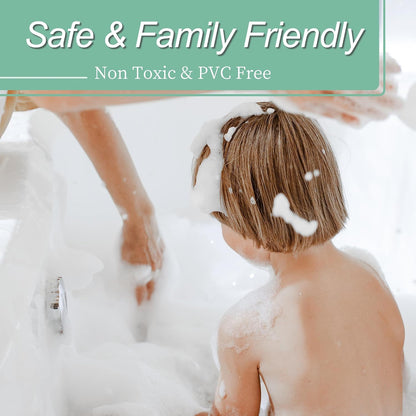 Clear Pink Shower Curtain Liner with 3 Magnets, 72x72