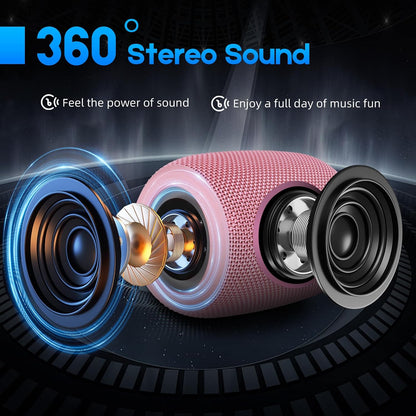 Portable Bluetooth Speaker, 20W Bass & IPX6 Waterproof Wireless Speaker