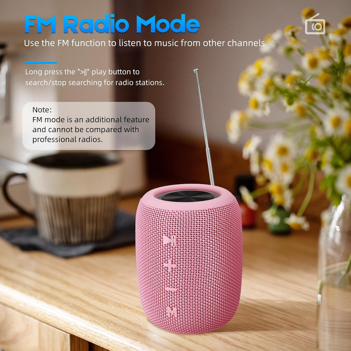 Portable Bluetooth Speaker, 20W Bass & IPX6 Waterproof Wireless Speaker