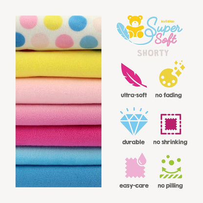 Plush Fabric | Solid Baby Pink Minky Fabric for Sewing | Super Soft Cuddle Material | 39.5x29.5 | Plushies, Baby Blankets, Pillows, Dog Beds, Cat Beds, Beanies, Baby Accessories, Apparel