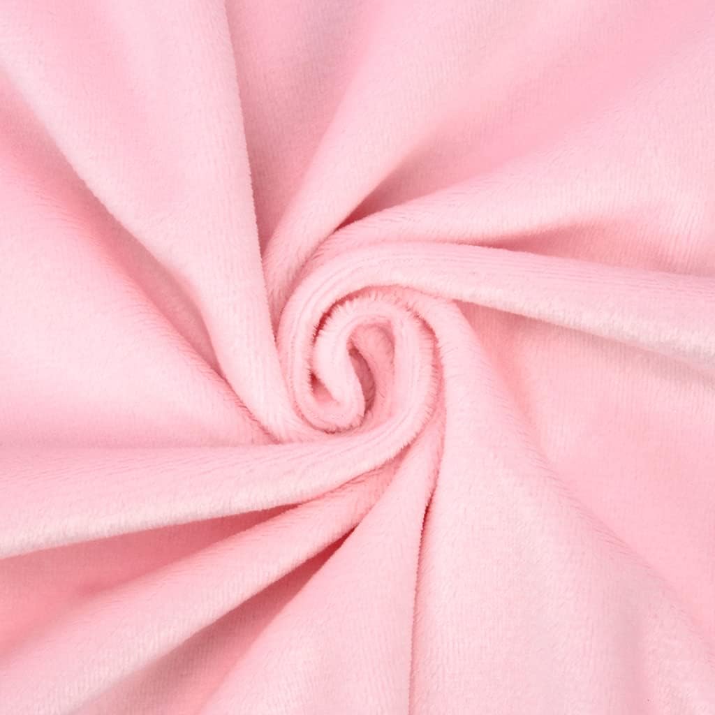 Plush Fabric | Solid Baby Pink Minky Fabric for Sewing | Super Soft Cuddle Material | 39.5x29.5 | Plushies, Baby Blankets, Pillows, Dog Beds, Cat Beds, Beanies, Baby Accessories, Apparel