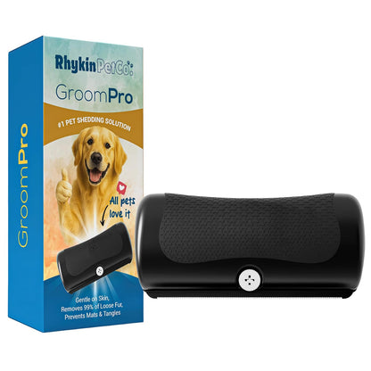 GroomPro Dog Deshedding Brush | Undercoat Rake - Pet Hair Remover
