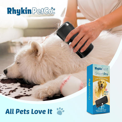 GroomPro Dog Deshedding Brush | Undercoat Rake - Pet Hair Remover