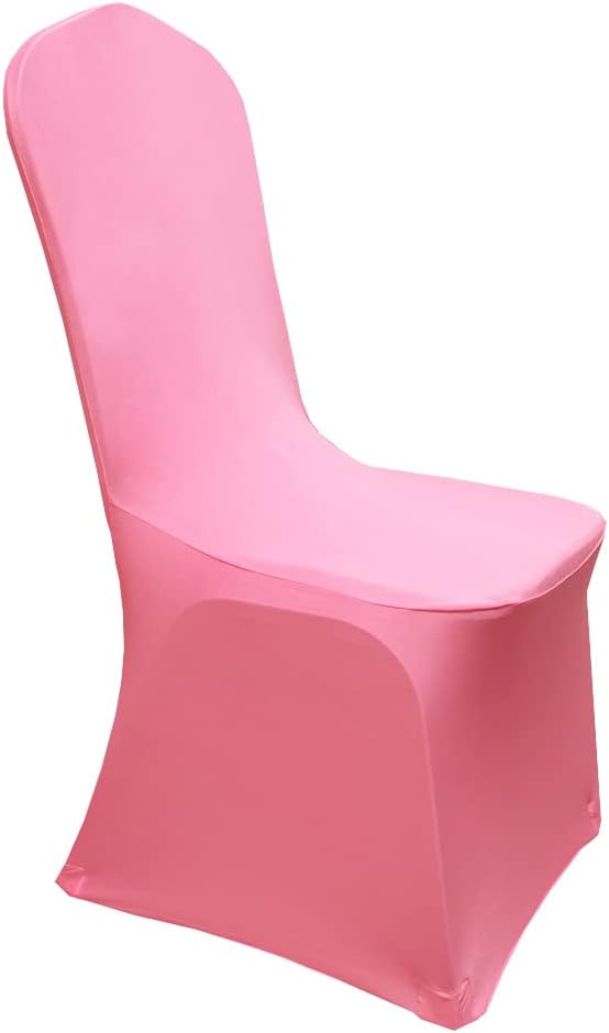 Spandex Chair Cover Chair Decoration for Wedding Banquet Party (Light Pink)