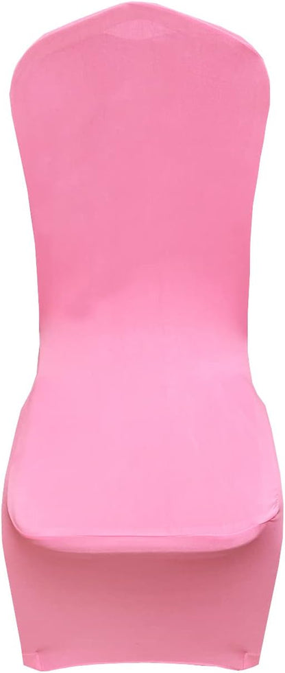 Spandex Chair Cover Chair Decoration for Wedding Banquet Party (Light Pink)