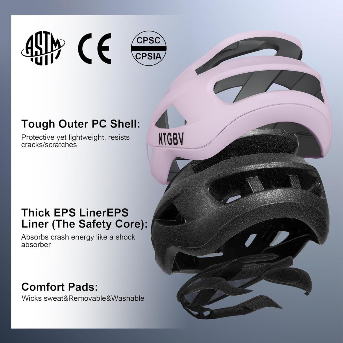 Bike Helmet Adult Men/Women/Youth Safety Certified