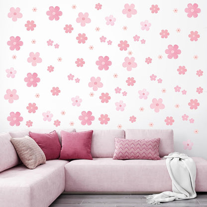 DIY Cherry Blossom Pink Flower Wall Decal Sticker for Girl Room