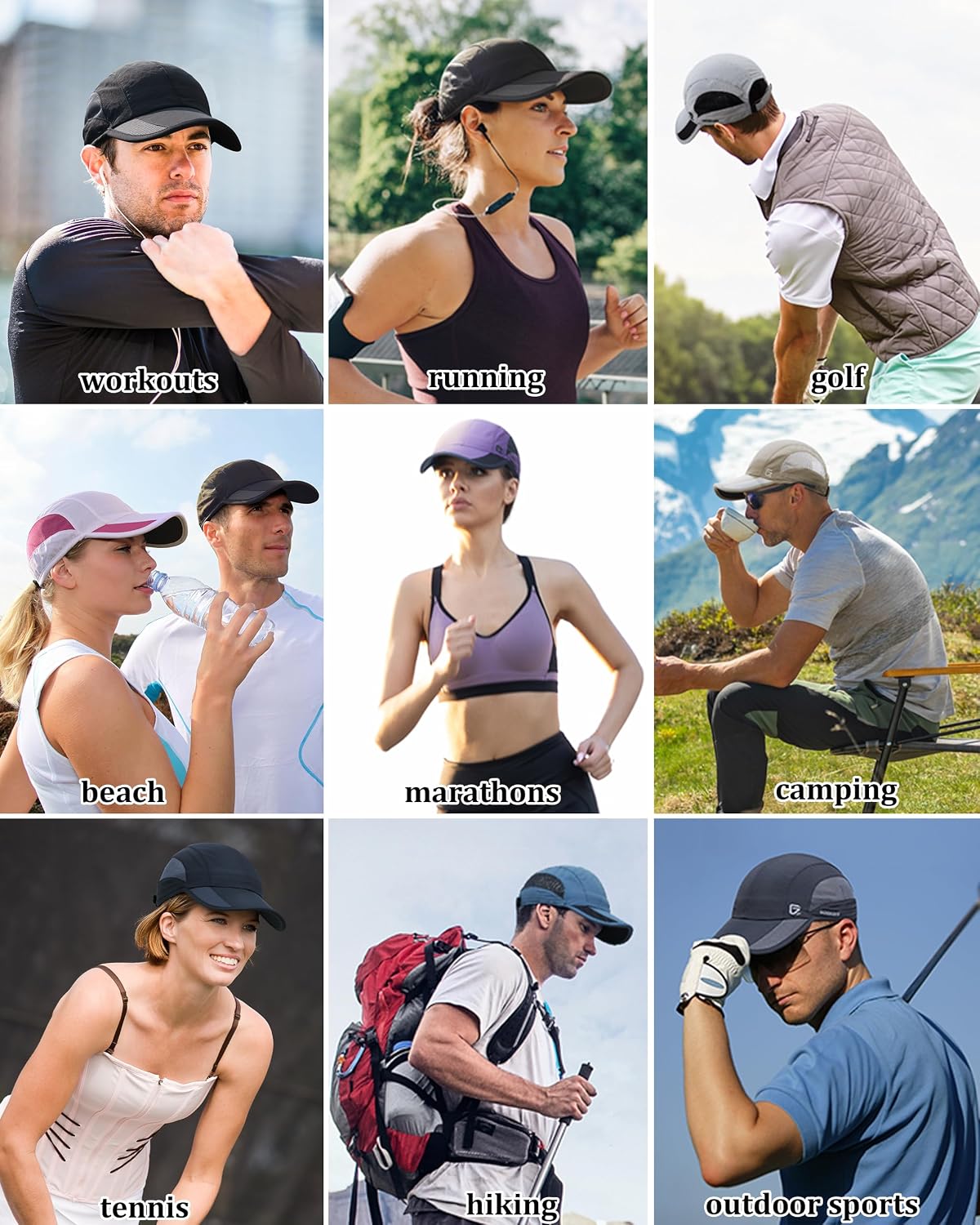 Quick Dry Run Hat Cooling Breathable Mesh