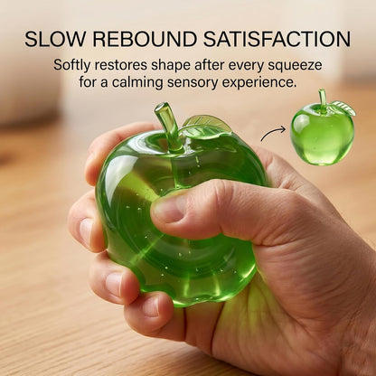 2Pcs Apple Squishy Toy Sensory Stress Relief Slow Rising Squeeze for Adults