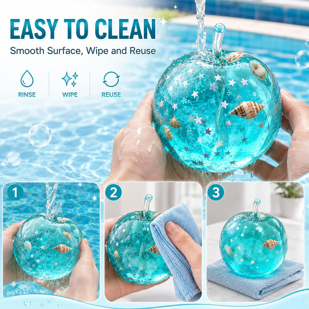2Pcs Apple Squishy Toy Sensory Stress Relief Slow Rising Squeeze for Adults