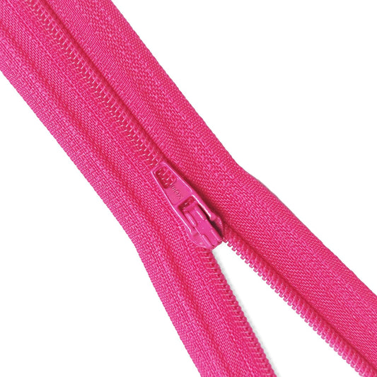 Nylon Zippers for Sewing Crafts | Size: 9 Inch | Color: Pink | 20 Pieces per Pack | Single Color #3 Nylon Zippers for Making Bags, Pouches, Pillow Covers and Sewing Craft Projects