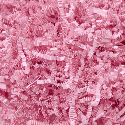 1 LB Crinkle Paper Filler Light Pink Shredded Paper for Gift Box