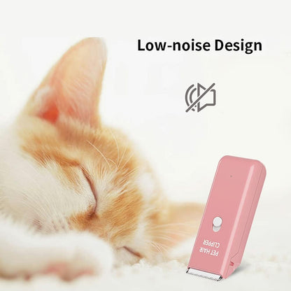 Dog Clippers,Quiet Washable USB Rechargeable Cordless Dog Grooming Kit,Electric Pets Hair Trimmers Shaver Shears for Dogs and Cats Pink