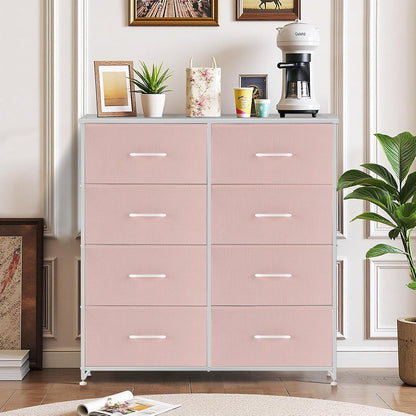 8-Drawer Dresser for Bedroom, Anti-Tip Tall Storage Organizer