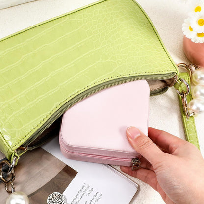 12 Pcs Mini Pink Travel Jewelry Case Bridesmaid Proposal Gift Boxes