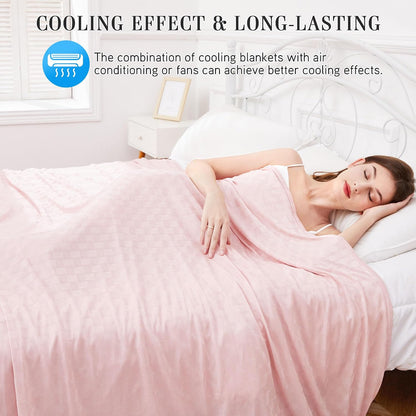 Cooling Blanket for Hot Sleepers,Lightweight Summer Twin Size
