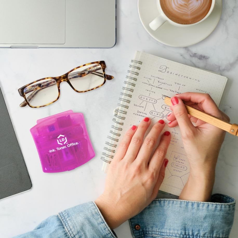 Pink Mini Office Supply Kit: All Your Mobile Office Tools