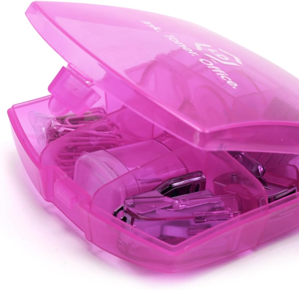 Pink Mini Office Supply Kit: All Your Mobile Office Tools