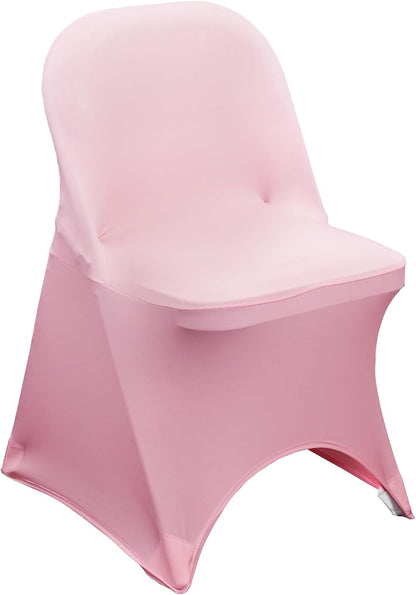 Stretch Spandex Folding Chair Cover Pink