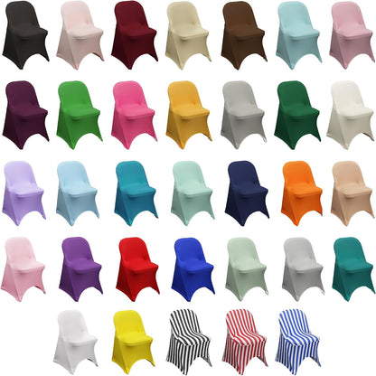 Stretch Spandex Folding Chair Cover Pink