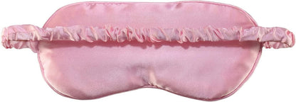 Pink Eye Mask for Sleeping, Satin Blindfold Silk Sleep Mask Smooth Soft Breathable Travel Eye Cover Eyeshade with Elastic Strap for Women and Girls, Sleep Masks