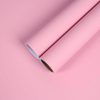 Soft Pink Wallpaper 12”x100” Peel and Stick Solid Color Contact Paper for Cabinets Countertops Waterproof Self Adhesive Pink Skin Wallpaper Modern Thick Removable Wall Paper for Classroom