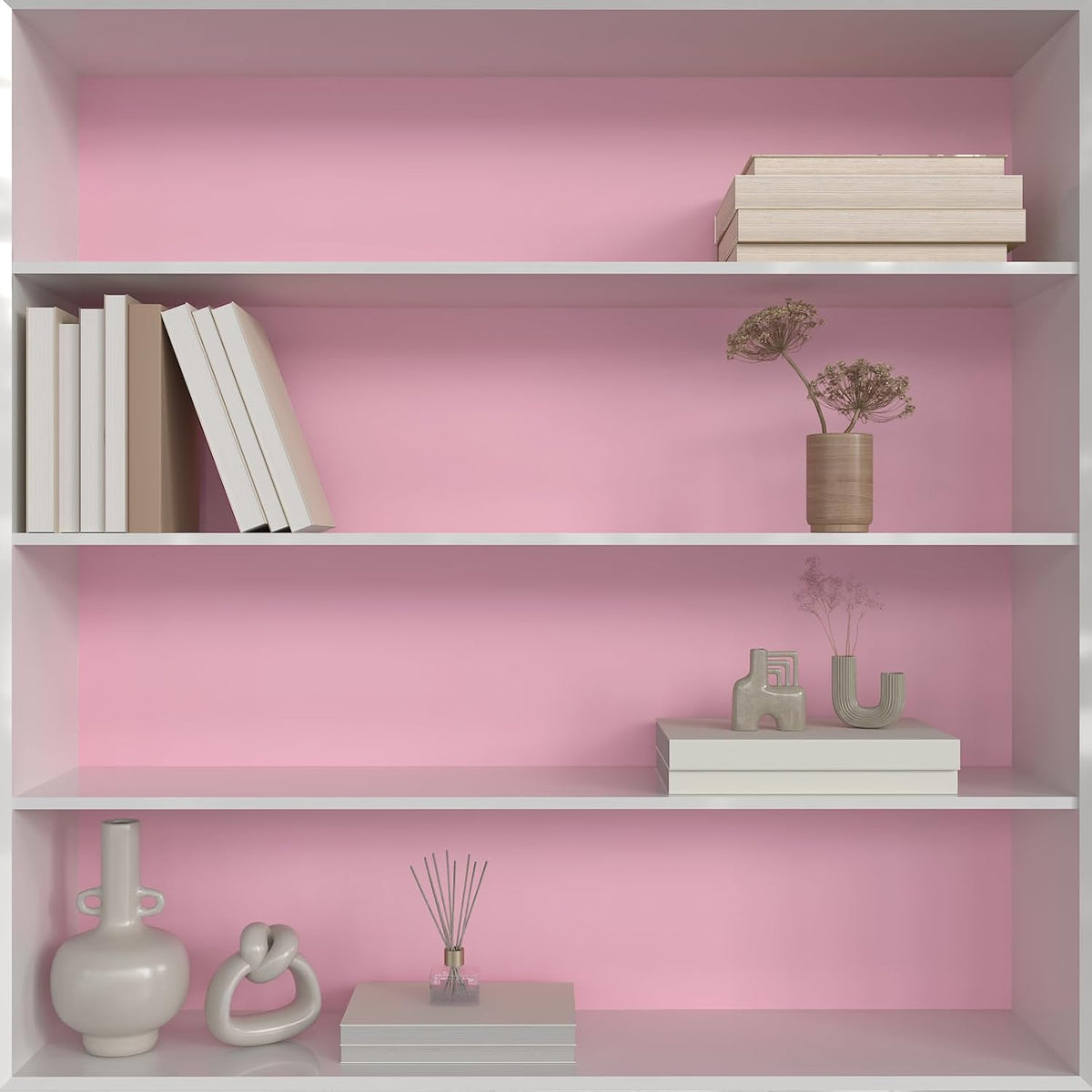 Soft Pink Wallpaper 12”x100” Peel and Stick Solid Color Contact Paper for Cabinets Countertops Waterproof Self Adhesive Pink Skin Wallpaper Modern Thick Removable Wall Paper for Classroom