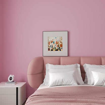 Soft Pink Wallpaper 12”x100” Peel and Stick Solid Color Contact Paper for Cabinets Countertops Waterproof Self Adhesive Pink Skin Wallpaper Modern Thick Removable Wall Paper for Classroom