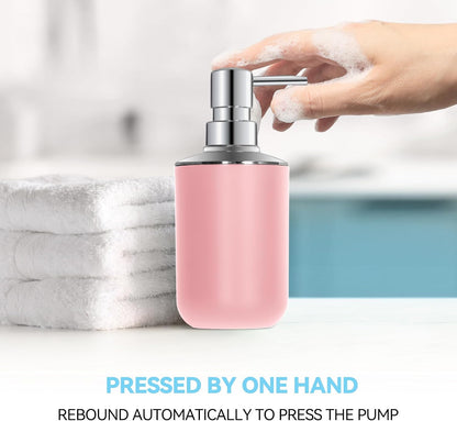 Pink Bathroom Accessories Set 4 PCS, Pink Bathroom Accessories