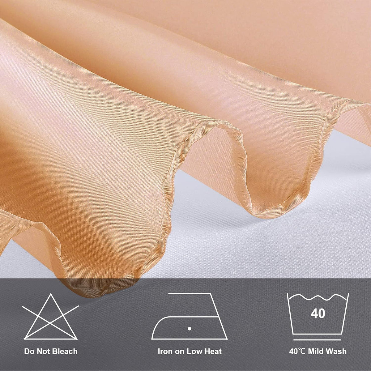 132 Inch Stain and Wrinkle Resistant Washable Polyester Table Cloth, Decorative Table Cloth for Dining Table, Buffet Parties and Wedding, Dusty Pink