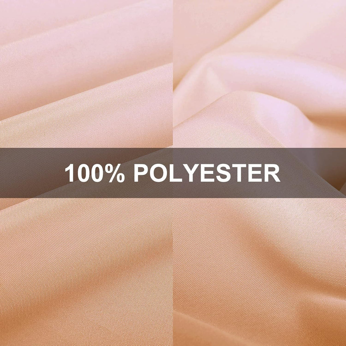 132 Inch Stain and Wrinkle Resistant Washable Polyester Table Cloth, Decorative Table Cloth for Dining Table, Buffet Parties and Wedding, Dusty Pink